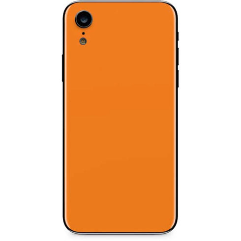 Orange Solid iPhone XR Skin