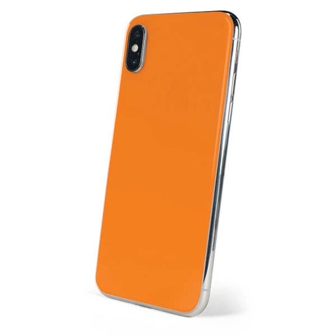 Orange Solid iPhone XS Max Skin