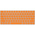 Orange Solid Magic Keyboard Skin