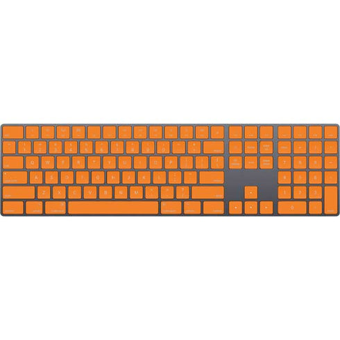Orange Solid Magic Keyboard with Numeric Keypad Skin