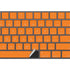 Orange Solid Magic Keyboard with Numeric Keypad Skin