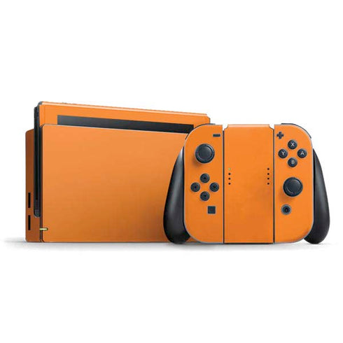 Orange Solid Nintendo Switch Bundle Skin
