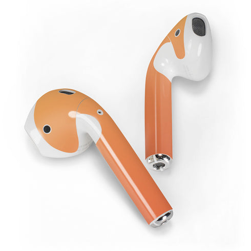 Orange Ombre Apple AirPods 2 Skin