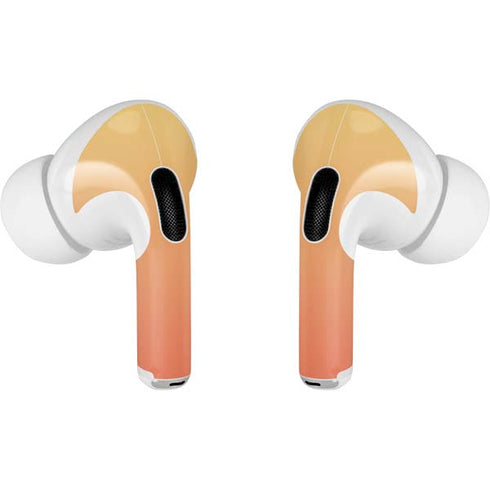 Orange Ombre Apple AirPods Pro Skin