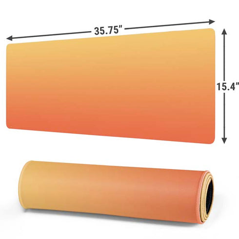 Orange Ombre Gaming Mouse Pad