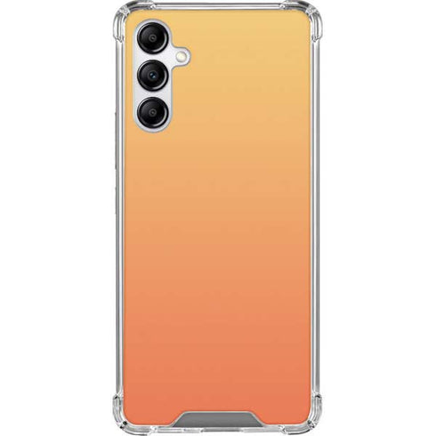 Orange Ombre Galaxy A14 5G Clear Case
