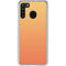 Orange Ombre Galaxy A21 Clear Case