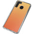 Orange Ombre Galaxy A21 Clear Case