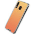 Orange Ombre Galaxy A30 Clear Case
