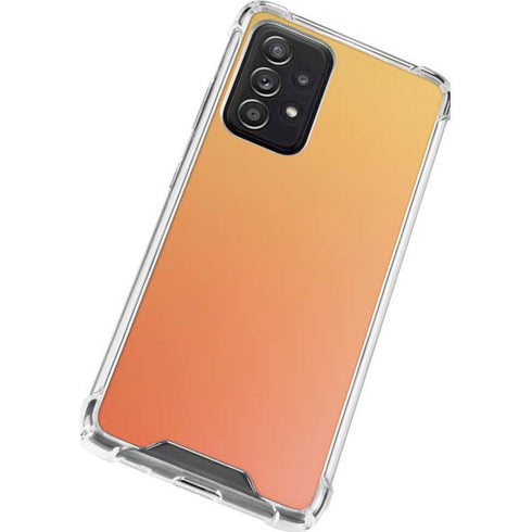 Orange Ombre Galaxy A52 5G Clear Case