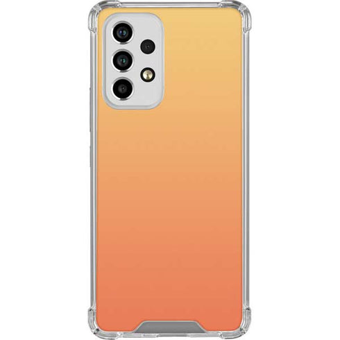 Orange Ombre Galaxy A53 5G Clear Case