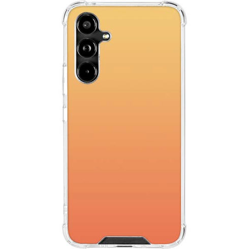Orange Ombre Galaxy A54 5G Clear Case