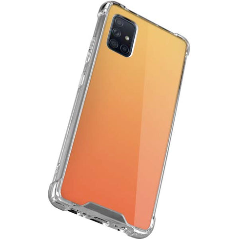 Orange Ombre Galaxy A71 5G Clear Case