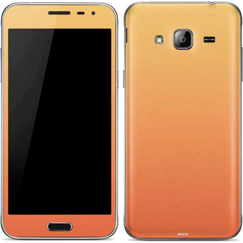 Orange Ombre Galaxy J3 Skin