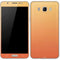 Orange Ombre Galaxy J7 Skin