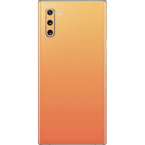 Orange Ombre Galaxy Note 10 Skin