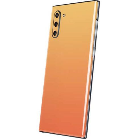 Orange Ombre Galaxy Note 10 Skin
