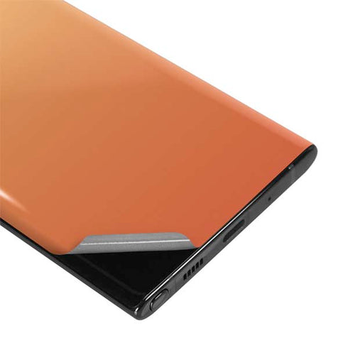 Orange Ombre Galaxy Note 10 Skin