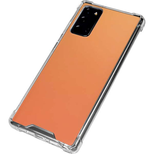Orange Ombre Galaxy Note20 5G Clear Case