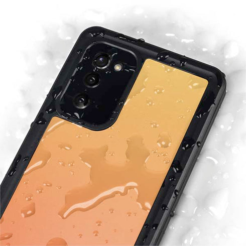 Orange Ombre Galaxy Note20 5G Waterproof Case