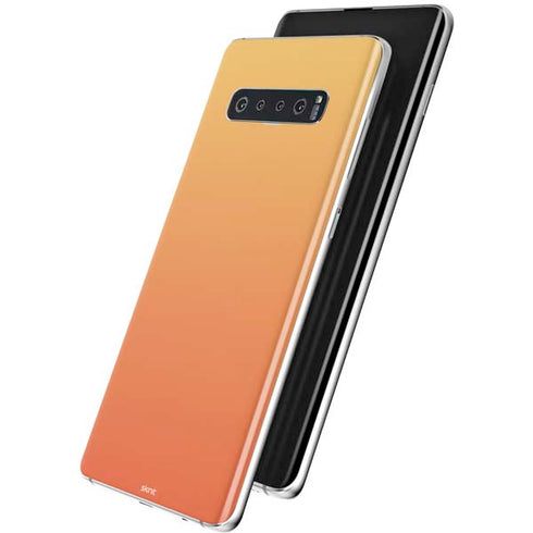Orange Ombre Galaxy S10 Skin