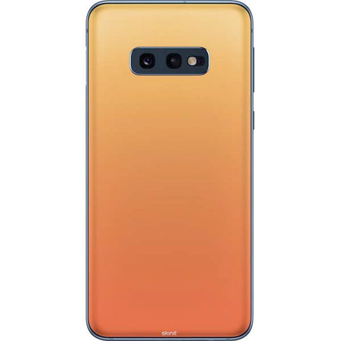 Orange Ombre Galaxy S10e Skin