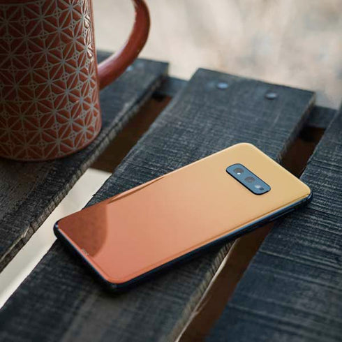 Orange Ombre Galaxy S10e Skin