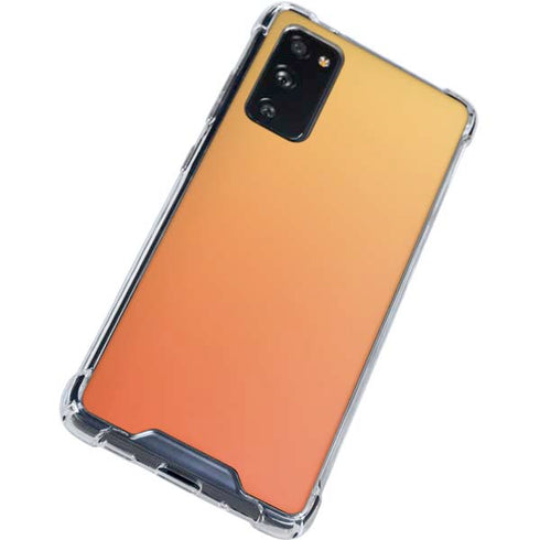 Orange Ombre Galaxy S20 FE Clear Case