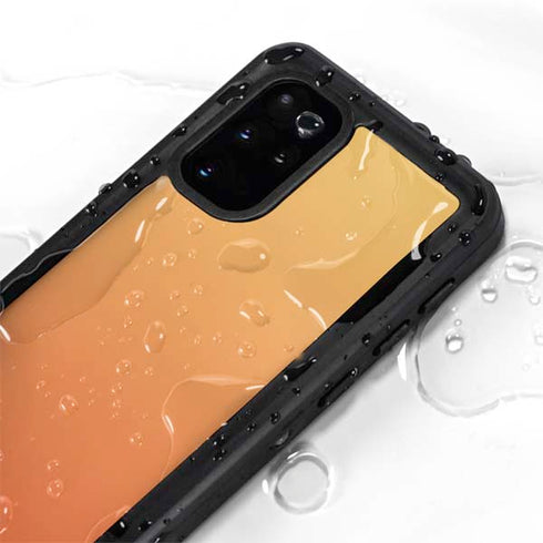 Orange Ombre Galaxy S20 Plus Waterproof Case