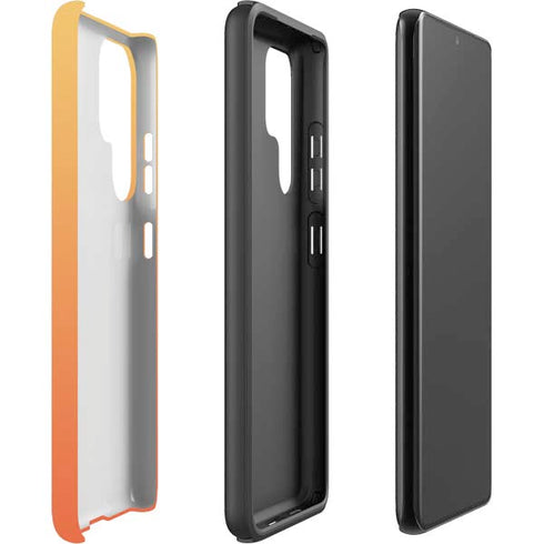 Orange Ombre Galaxy S22 Ultra Pro Case