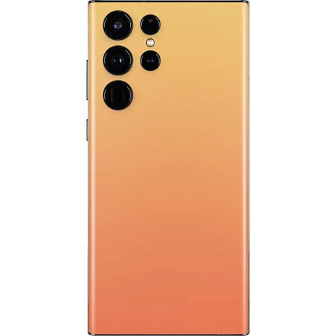 Orange Ombre Galaxy S22 Ultra Skin