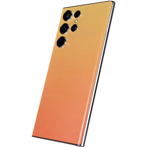 Orange Ombre Galaxy S22 Ultra Skin
