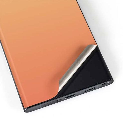 Orange Ombre Galaxy S22 Ultra Skin