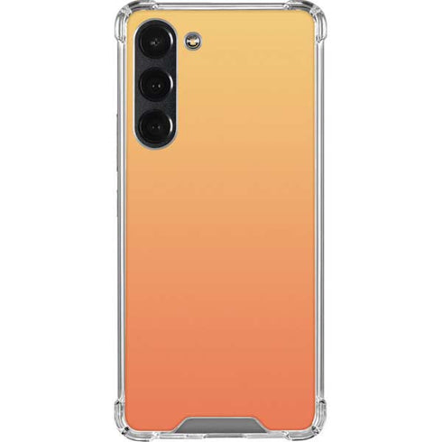 Orange Ombre Galaxy S23 Plus Clear Case