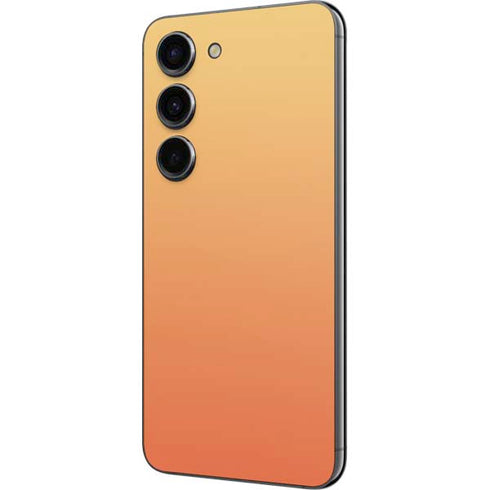 Orange Ombre Galaxy S23 Skin
