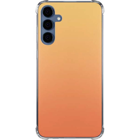 Orange Ombre Galaxy S24 Clear Case