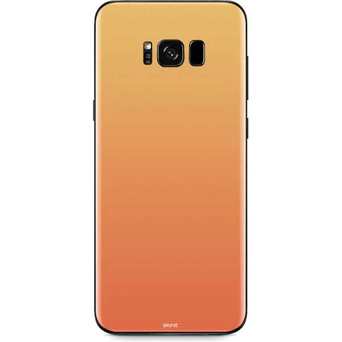 Orange Ombre Galaxy S8 Skin