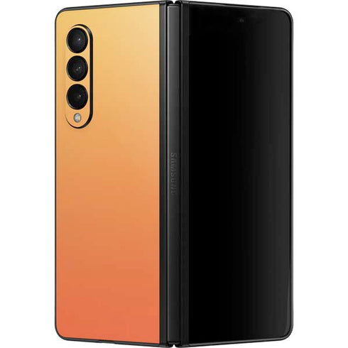 Orange Ombre Galaxy Z Fold3 5G Skin