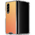 Orange Ombre Galaxy Z Fold4 5G Clear Case