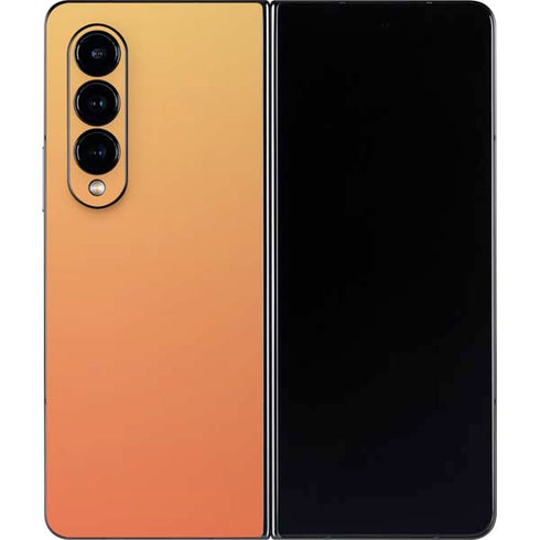 Orange Ombre Galaxy Z Fold4 5G Skin