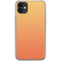 Orange Ombre iPhone 11 Clear Case