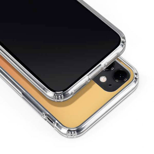 Orange Ombre iPhone 11 Clear Case