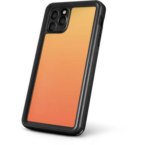 Orange Ombre iPhone 11 Pro Max Waterproof Case