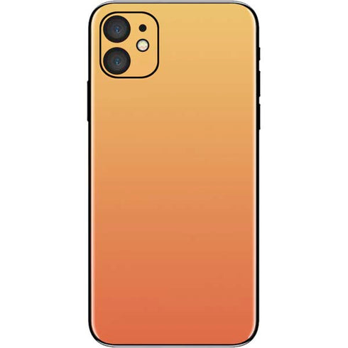 Orange Ombre iPhone 11 Skin