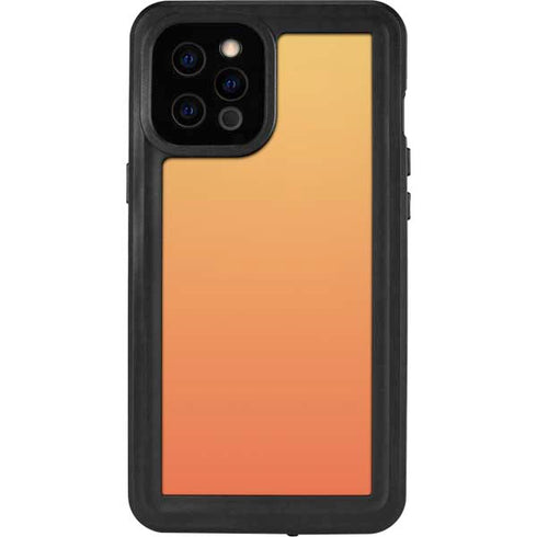 Orange Ombre iPhone 12 Pro Max Waterproof Case
