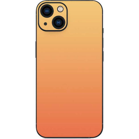 Orange Ombre iPhone 14 Plus Skin