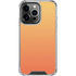 Orange Ombre iPhone 14 Pro Clear Case