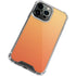 Orange Ombre iPhone 15 Pro Clear Case