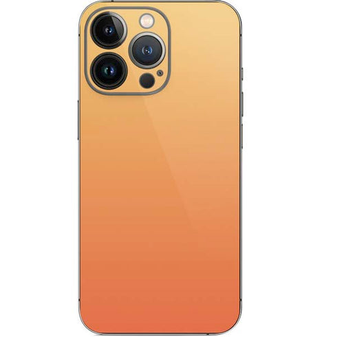 Orange Ombre iPhone 14 Pro Skin