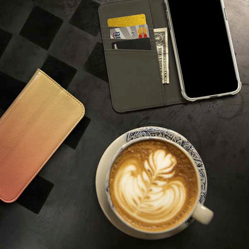 Orange Ombre iPhone 15 Pro Folio Case